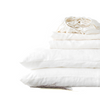 White Linen Sheet Set