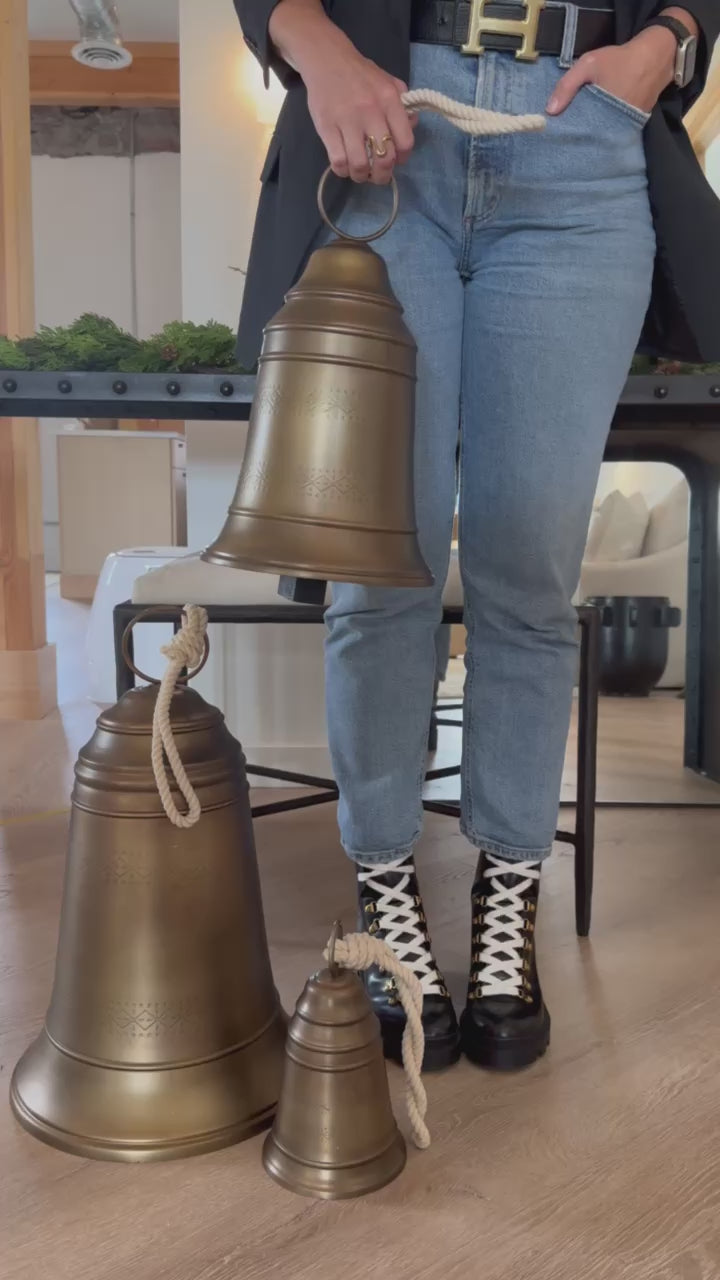 Oversized Brass Bells