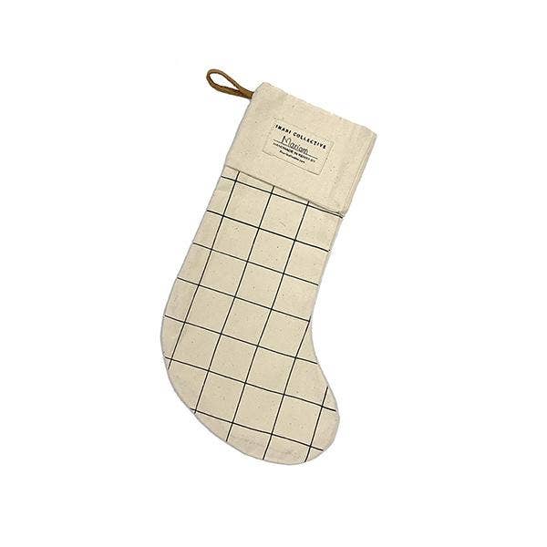 Grid Stocking - White