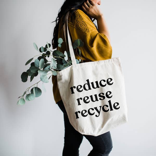 Reduce Reuse Recycle Tote Bag