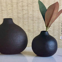 Textured Vase - Small Round