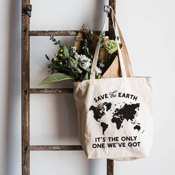 Save The Earth Tote Bag